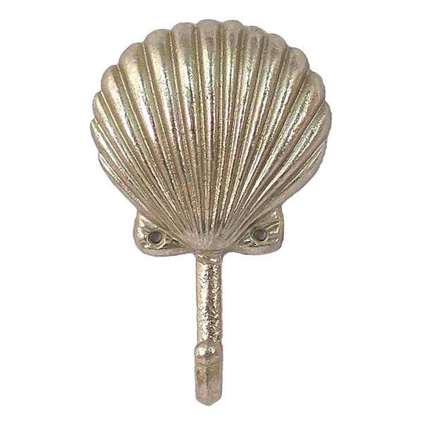 Shell Gold Metal Wall Hook, 4x7 | At Home