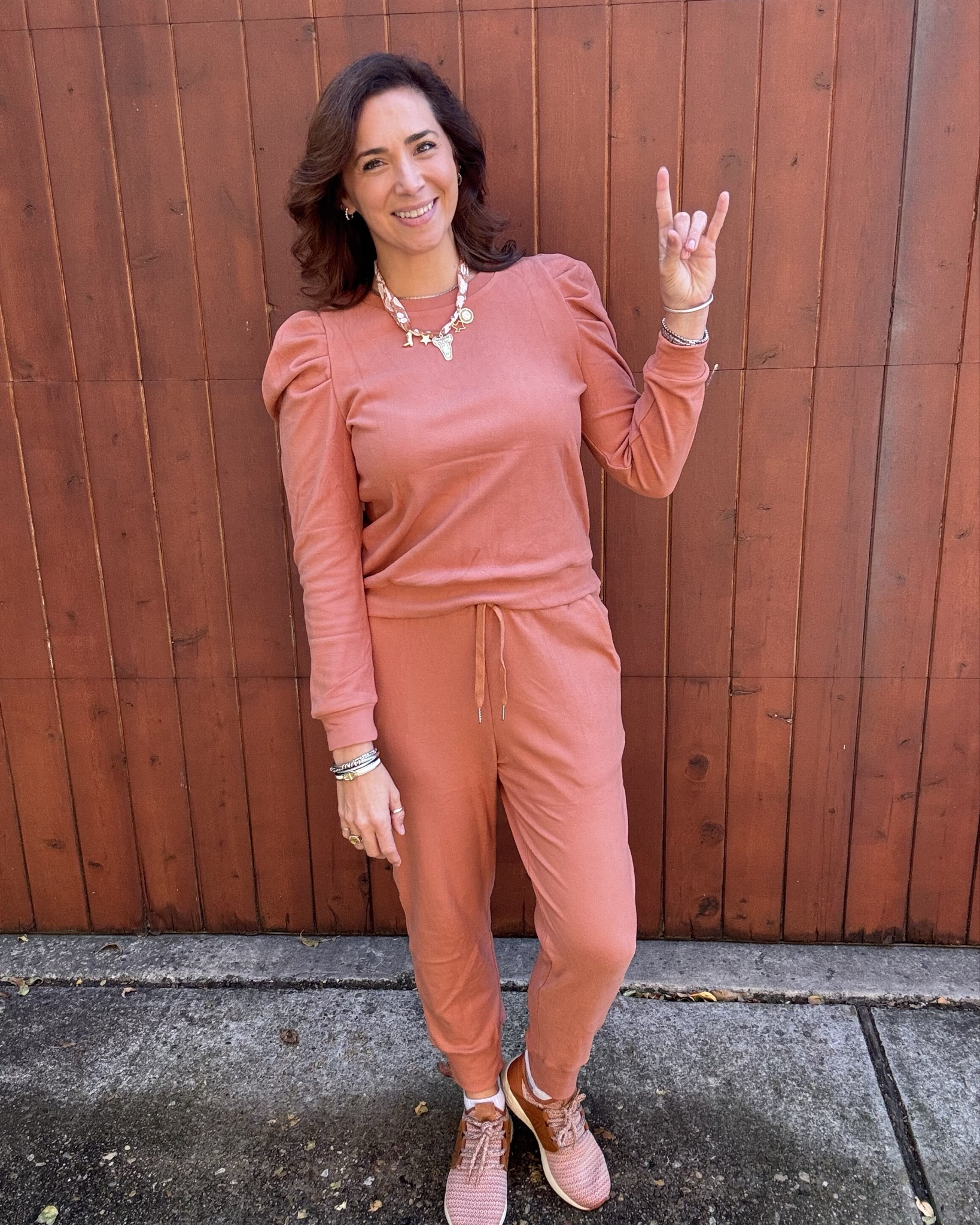 Happy #longhornfriday ! I’m WFH in comfort today in my new fave puff sleeve jogger sweat set for $30 from Amazon - this “light brown” shade is a dusty burnt orange IRL and I love it! 

#LTKmomlife #LTKTravel #LTKFindsUnder50