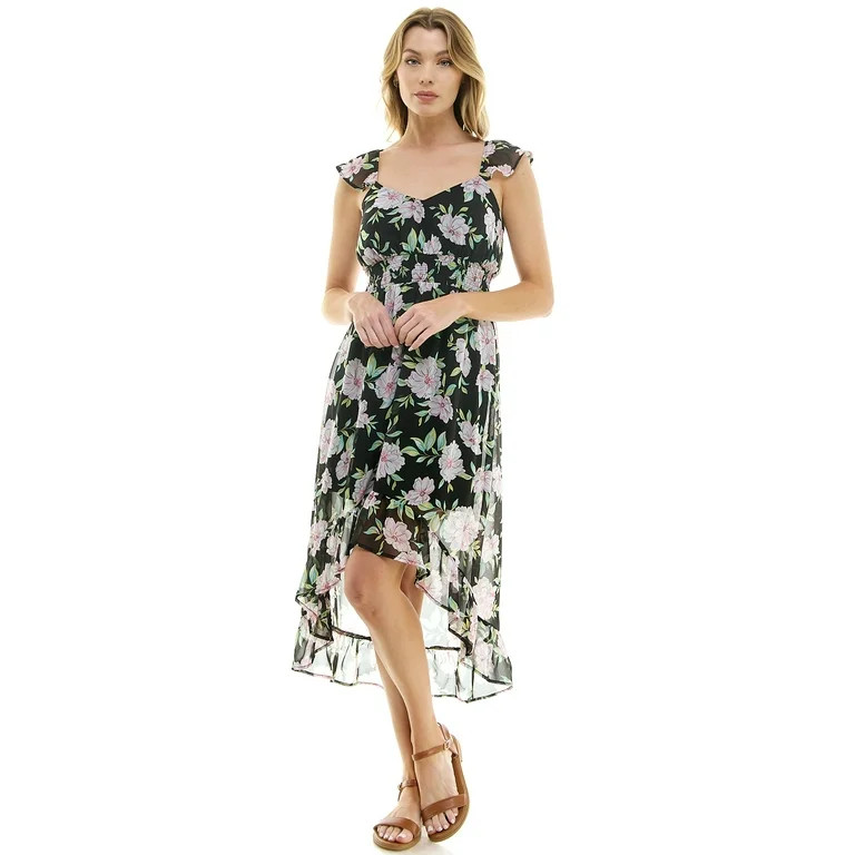 No Boundaries Juniors Hi Low Dress - Walmart.com | Walmart (US)