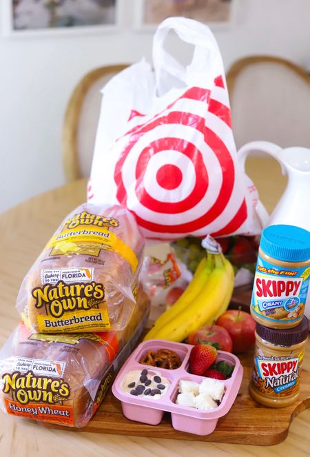 #AD Protein-packed peanut butter yogurt dip is SUCH a fun school lunch idea for kids! Simply mix a few tablespoons of @skippybrand peanut butter with your favorite high-protein and low-sugar vanilla yogurt, add a few chocolate chips, and you’ve got a delicious dip that kids and adults love! It’s perfect for dipping fluffy @naturesownbread from @target, but it’s fun to add pretzels, fresh fruit, cookies and more for extra dipping fun! Head to my LTK shop under @ashleybrookenicholas to shop all of the ingredients for this recipe + see all of my school lunchtime must-haves! #Target #TargetPartner #brunch #peanutbutter #pb #tasty #easysnack #schoolsnack 


#LTKfamily #LTKkids #LTKhome