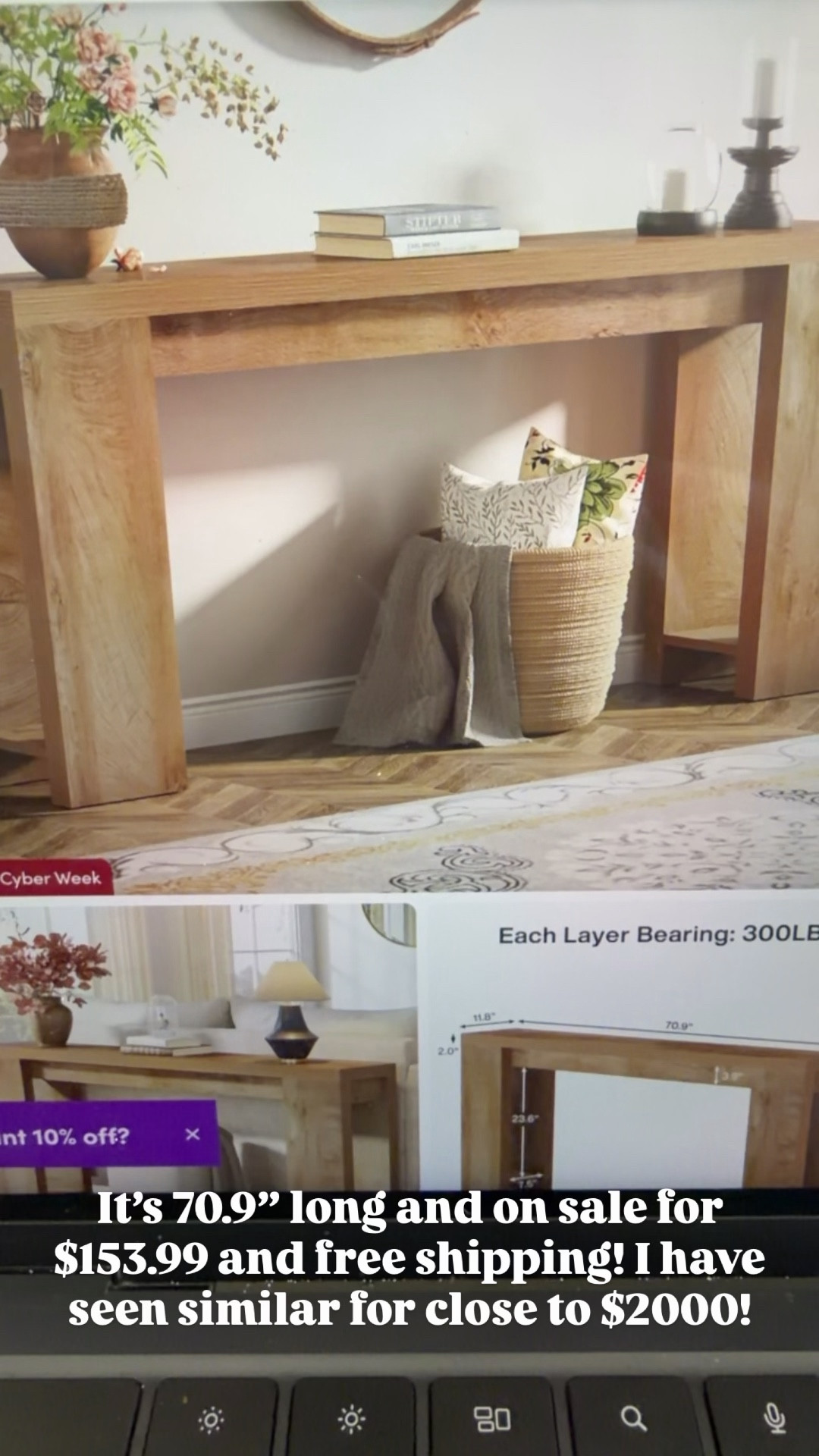 So many amazing finds! Love this console table for either the entry or behind the couch! 

#LTKSaleAlert #LTKHome