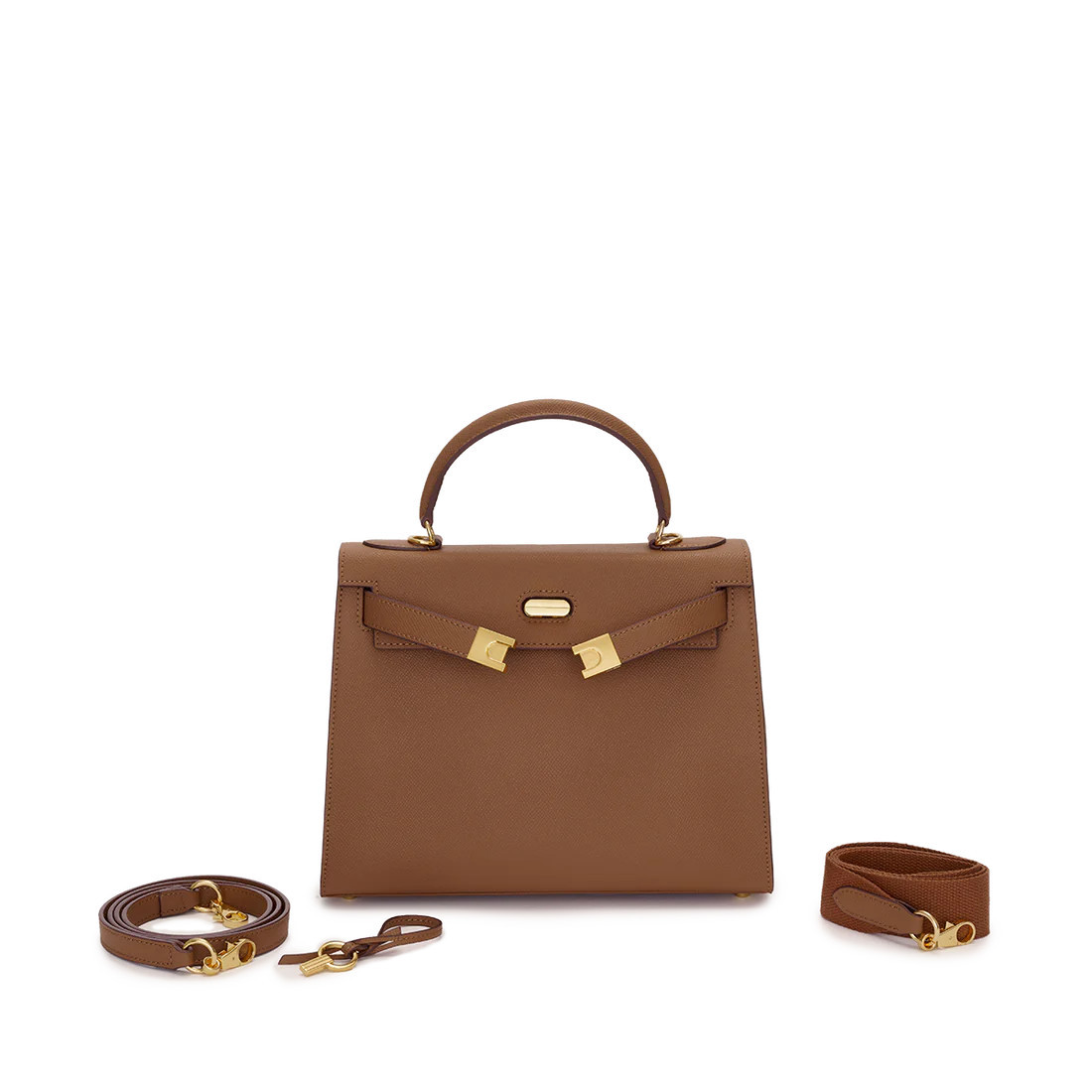 Pre Order Supersize Evie Leather Bag Tan | Lily and Bean