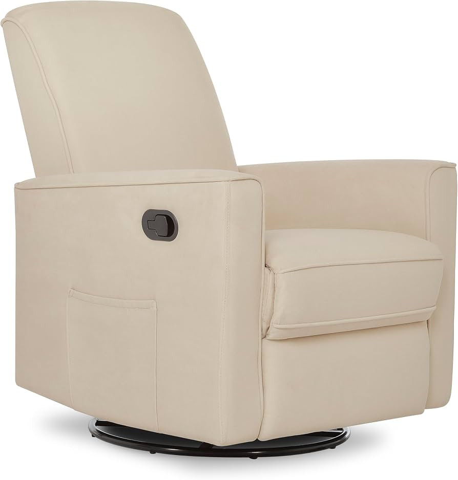 Evolur Raleigh Upholstered Nursery Glider, Swivel, Rock, Recliner, Tool Free Assembly, Greenguard... | Amazon (US)