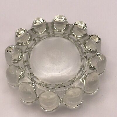 VTG MCM Anchor Hocking Clear Boopie Bubble Glass Ashtray Trinket Coaster 1970’s | eBay US