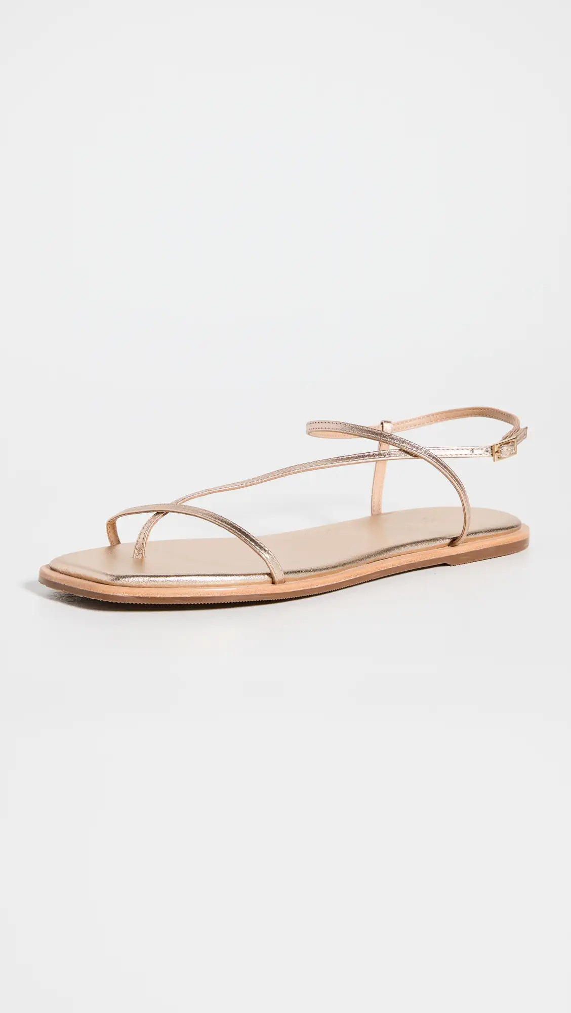 KAANAS Alayta Square Toe Naked Sandals | Shopbop | Shopbop
