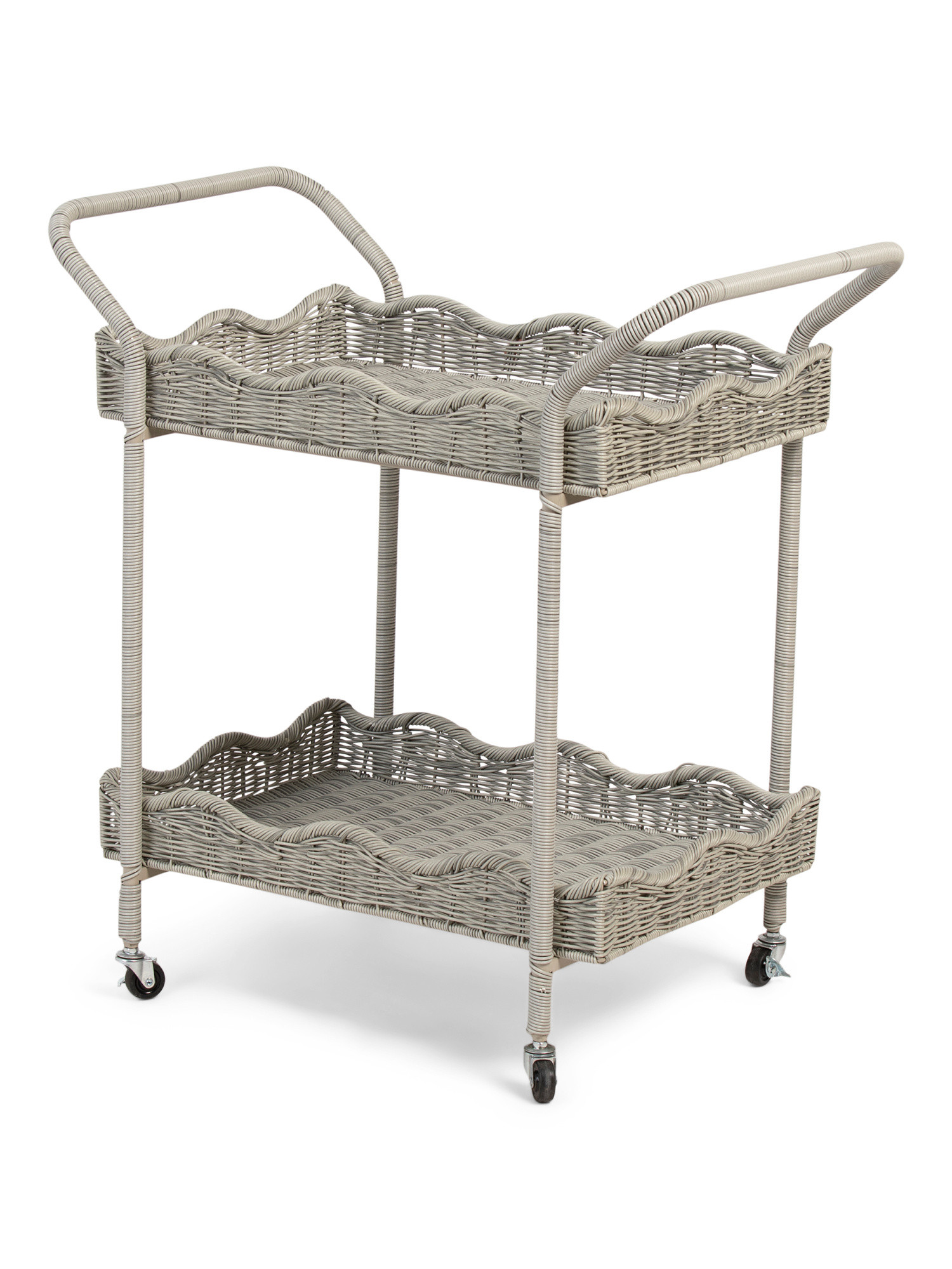 29.5x31x18 Rectangle Resin Trolley | TJ Maxx
