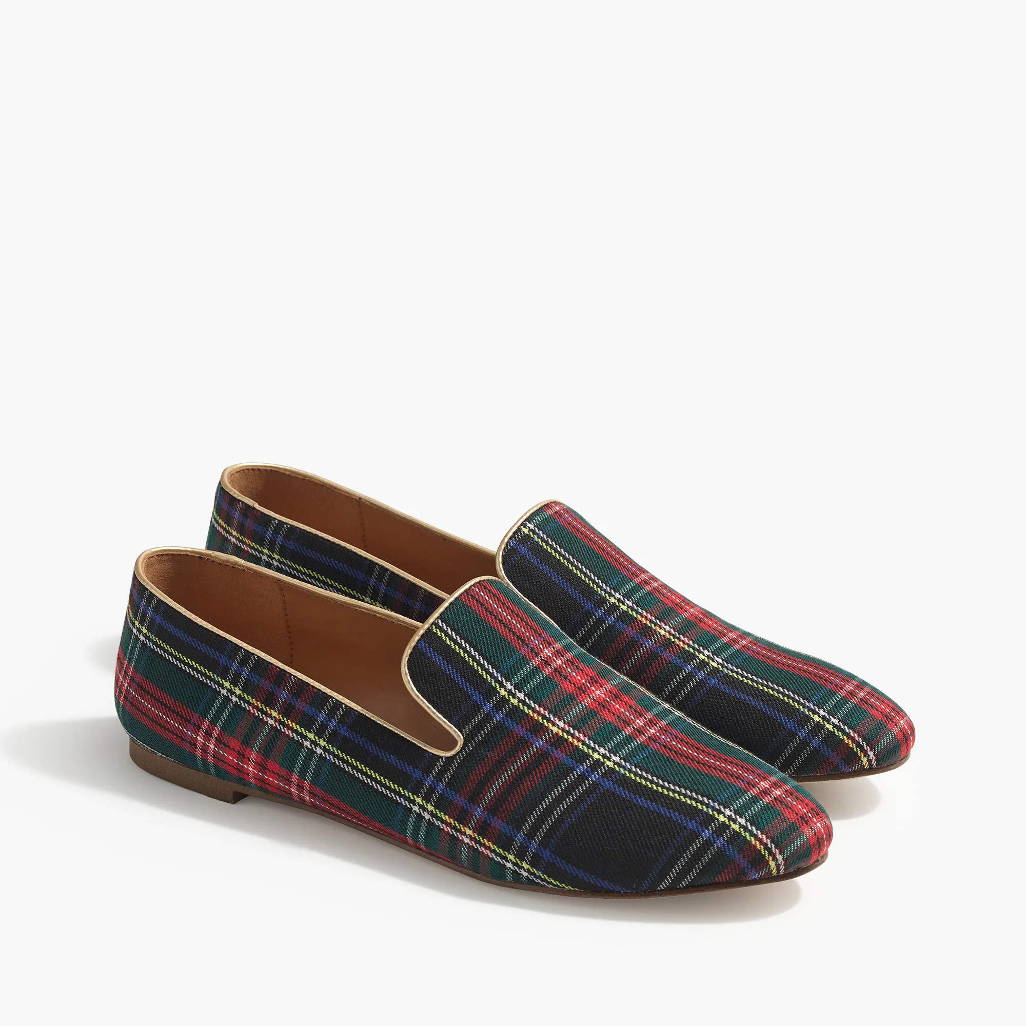 Factory: Plaid Smoking Loafers For Women | J.Crew Factory