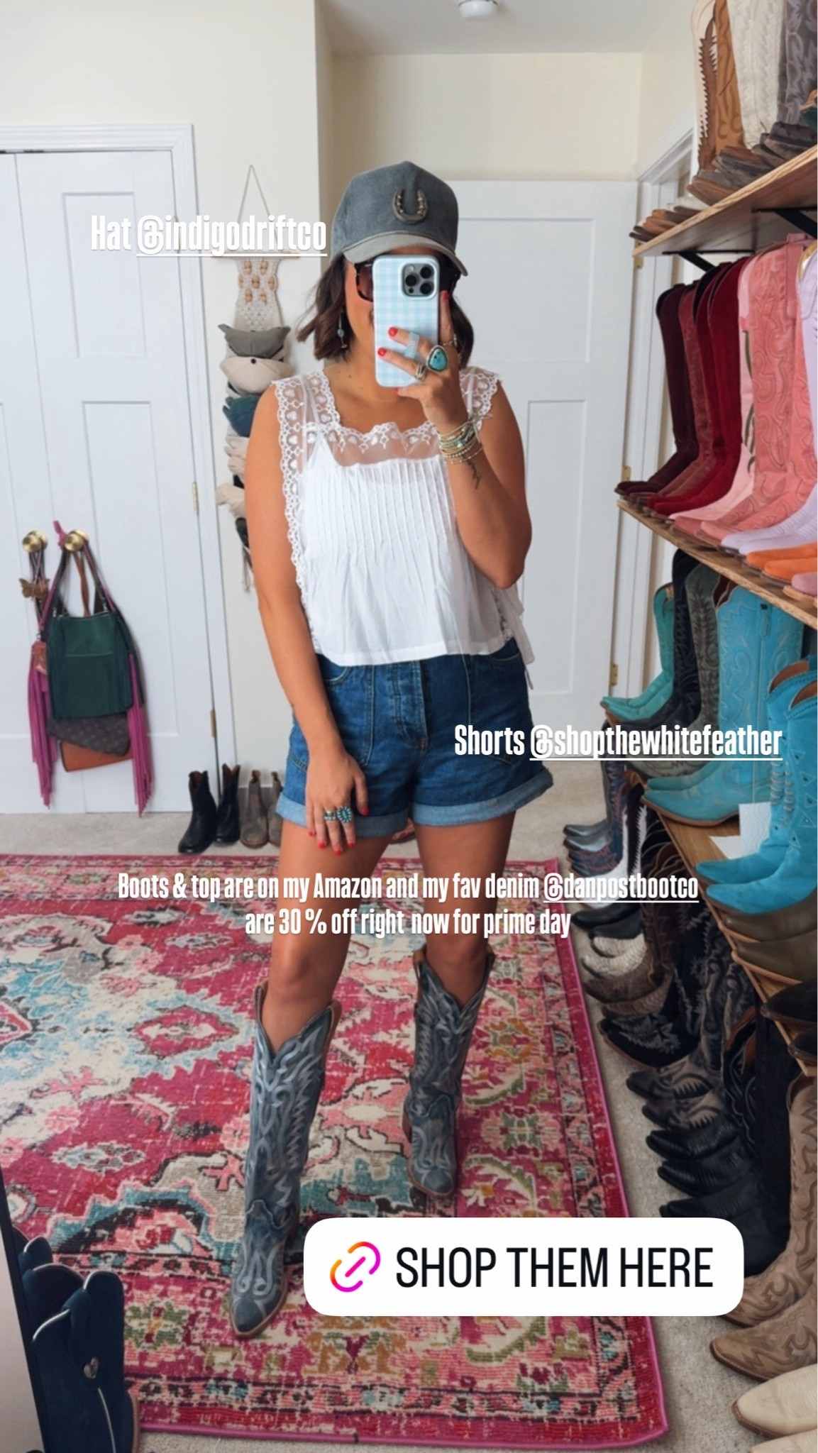 My tank I’m in a medium and my boots are on sale for prime day - denim Dan post boots

#LTKgrwm #LTKootd