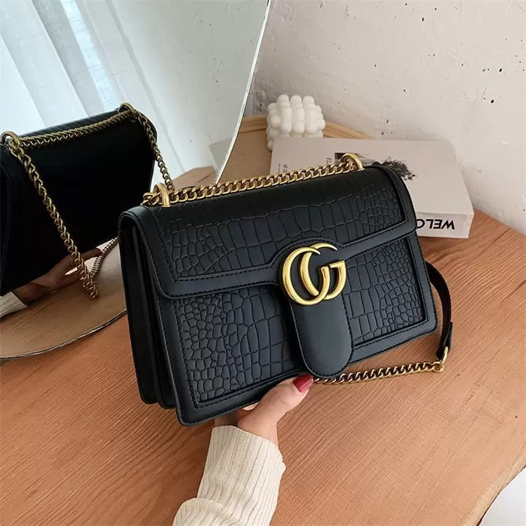 Foreign style women new net red small women's single shoulder fashion chain messenger bag Purses ... | DHGate