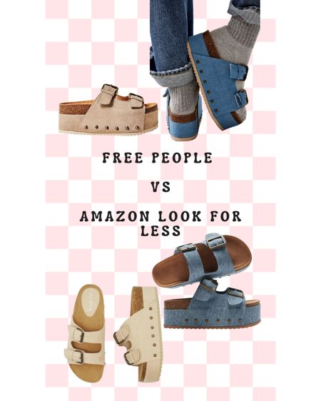 FREE PEOPLE VS AMAZON LOOK FOR LESS
Platform sandals, free people sandals, amazon look for less 

#LTKstyletip #LTKfindsunder50 #LTKshoecrush