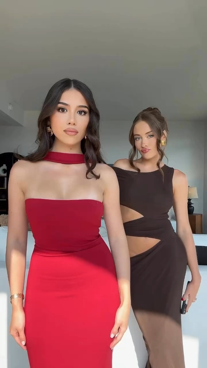 Both of our looks from last night! 🤎

#LTKSummerSales #LTKStyleTip