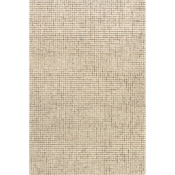 Katasha Checked Wool Area Rug | Wayfair North America