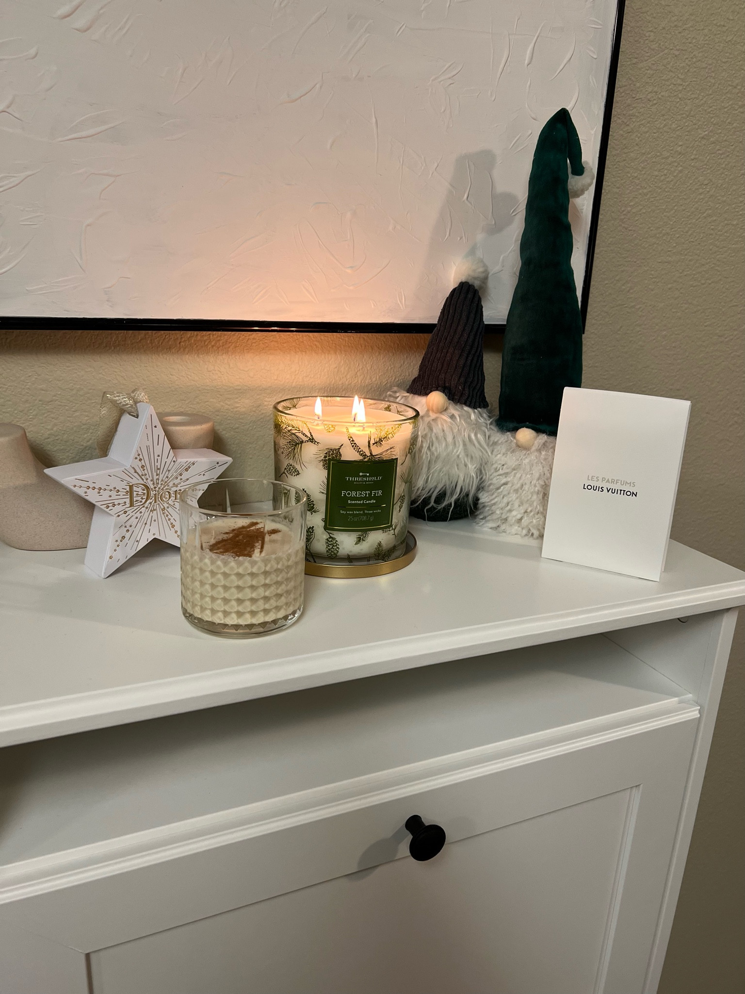 Puertorican traditional drink and my gnomes✨Omg this candle smells literally like The Rocky Mountains!! Happy Thanksgiving! ❤️
#target #amazon #ikea #glass #drink #whiskyglass #forestfircandle #byredo #bathandbody #candle #holidaydecor #louisvuitton #dior #star #dyptique #threshold 

#LTKhome #LTKHoliday #LTKSeasonal