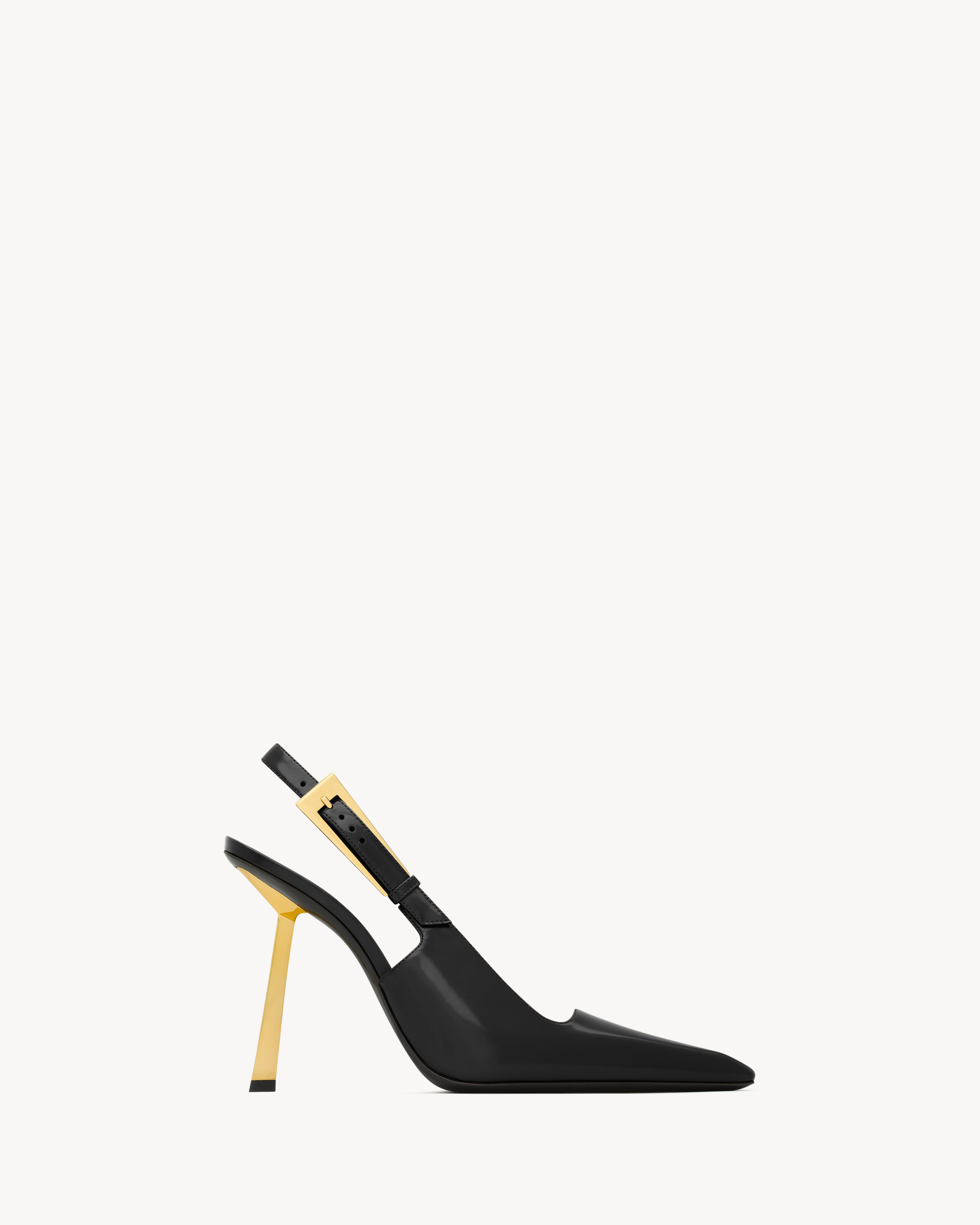 LEE slingback pumps in glazed leather | Saint Laurent Inc. (Global)