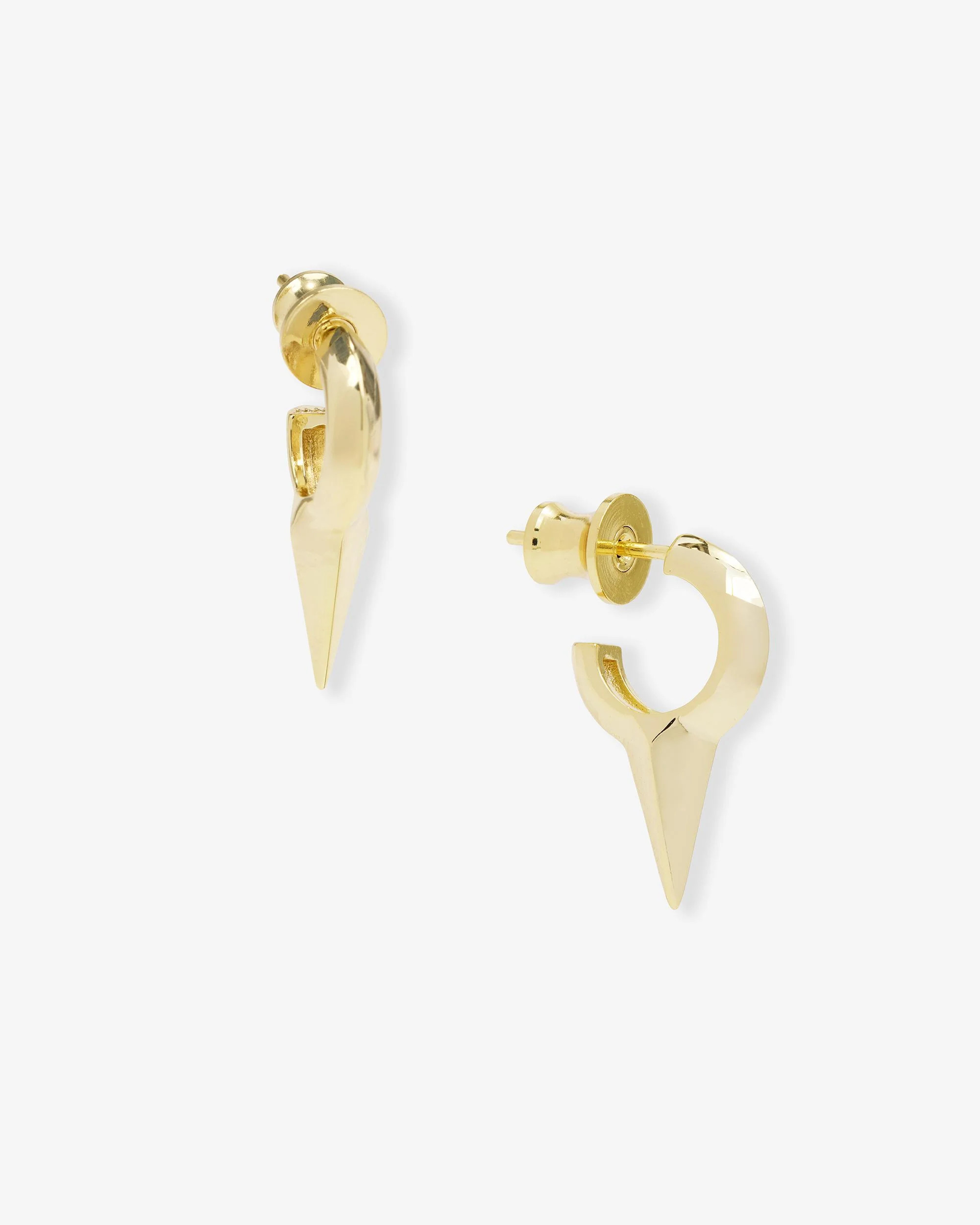 Baby Gabriella Smooth Single Spike Earrings - Gold | Melinda Maria Jewelry