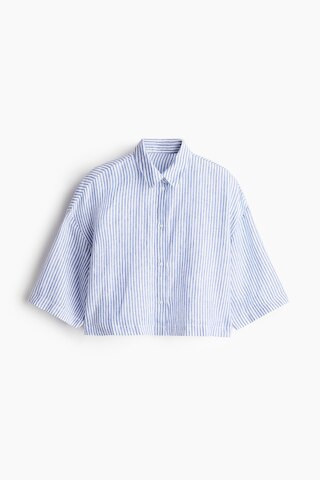 Boxy-style linen shirt | H&M (UK, MY, IN, SG, PH, TW, HK)