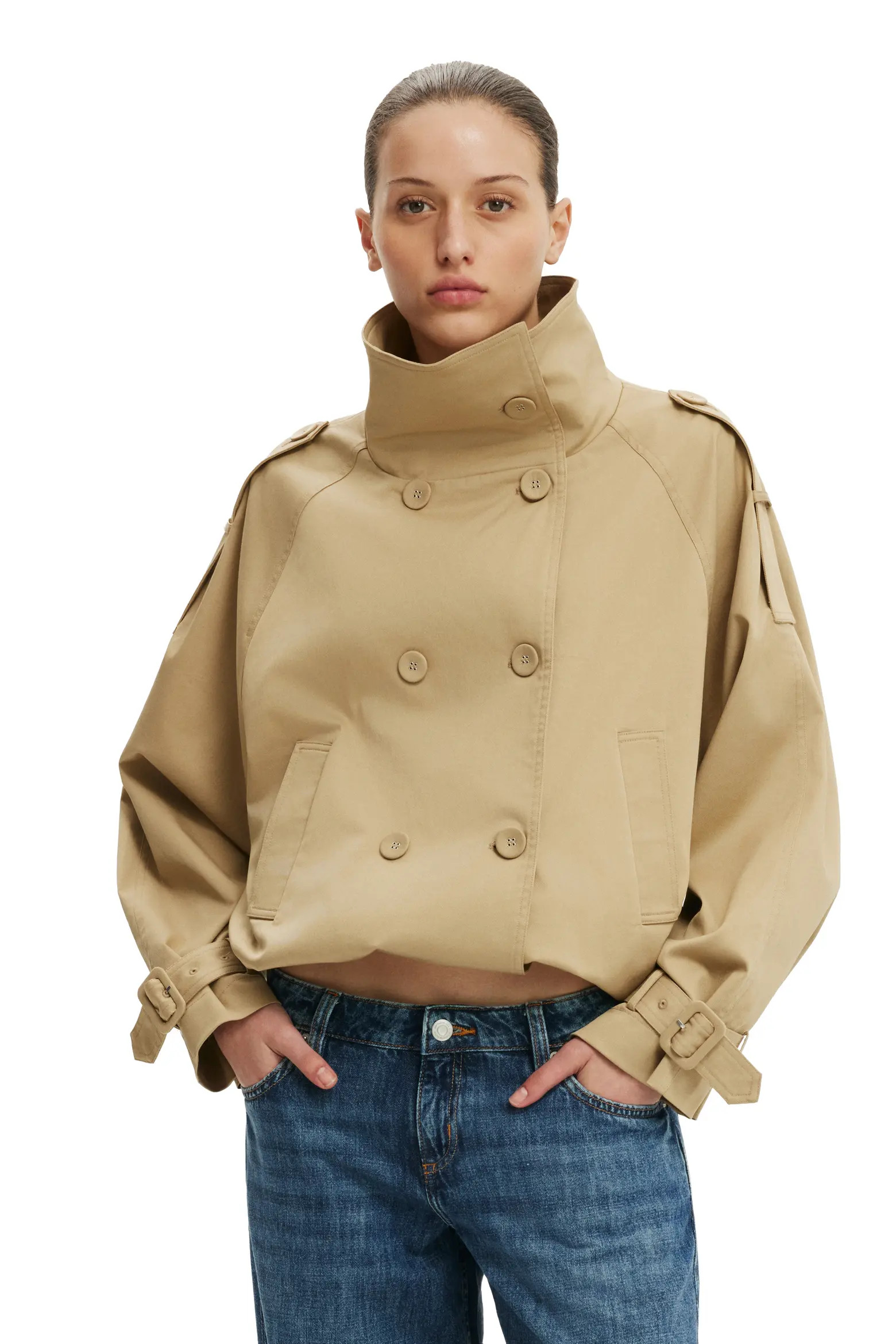 Cotton On Women's Porter Cropped Trench (Women) | Nordstrom | Nordstrom