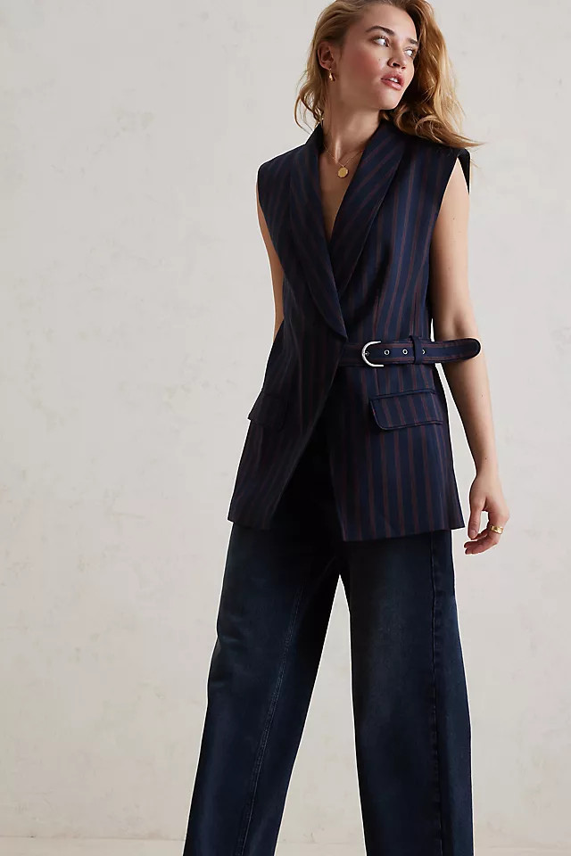 By Anthropologie Side-Buckle Vest | Anthropologie (US)