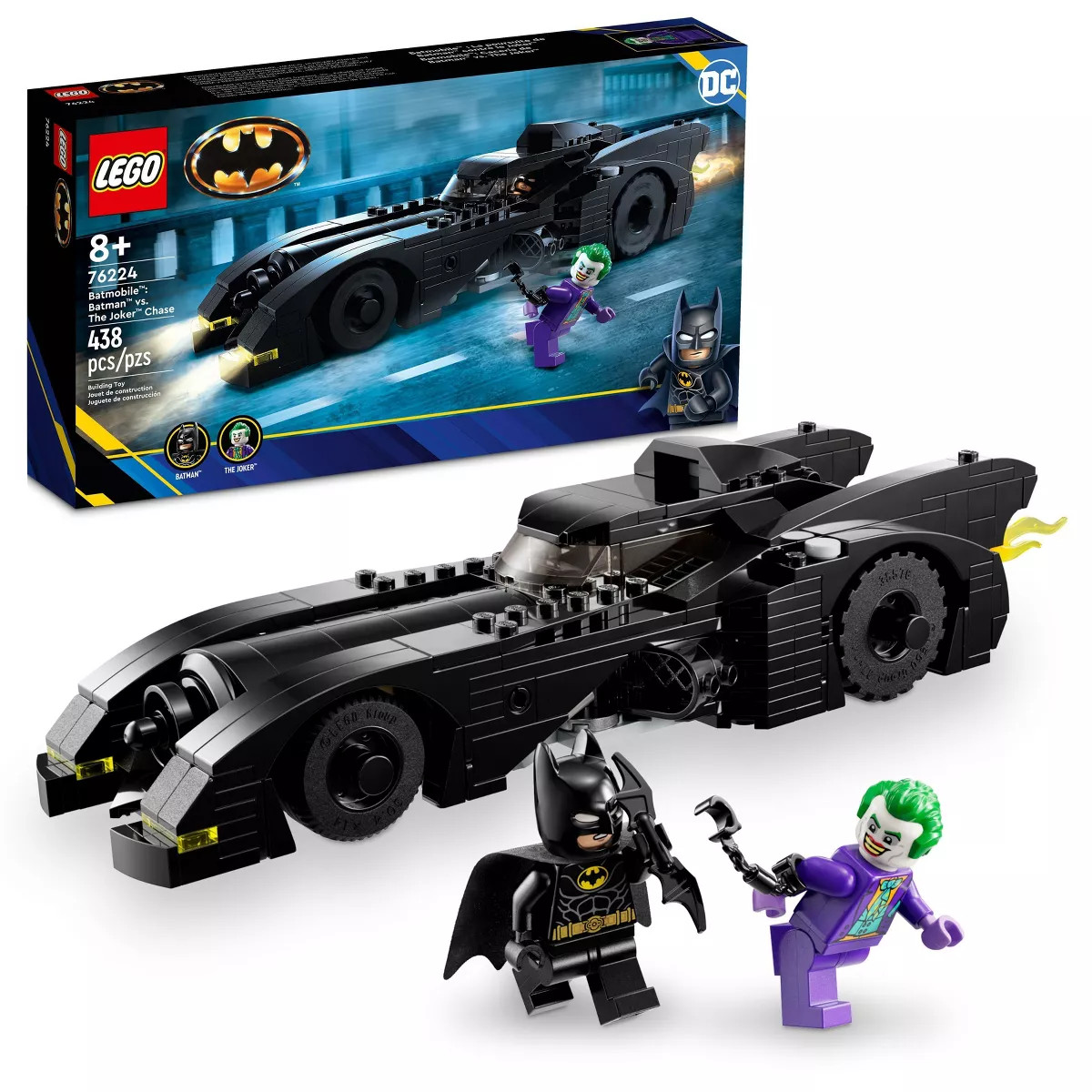 LEGO DC Batmobile: Batman vs. The Joker Chase Super Hero Toy 76224 | Target