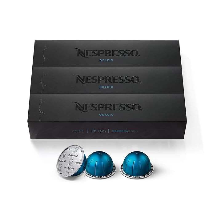 Nespresso Capsules VertuoLine, Odacio, Dark Roast Coffee, 30 Count (Pack of 3)Brews 7.77 Ounce | Amazon (US)