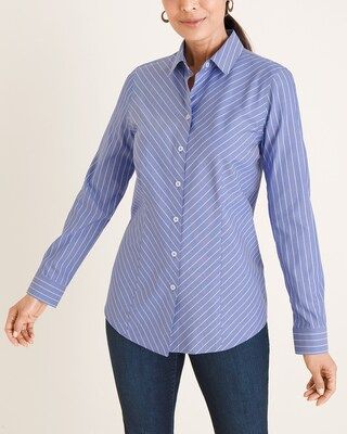 Striped Coolmax All Seasons Classic Shirt | Chico's