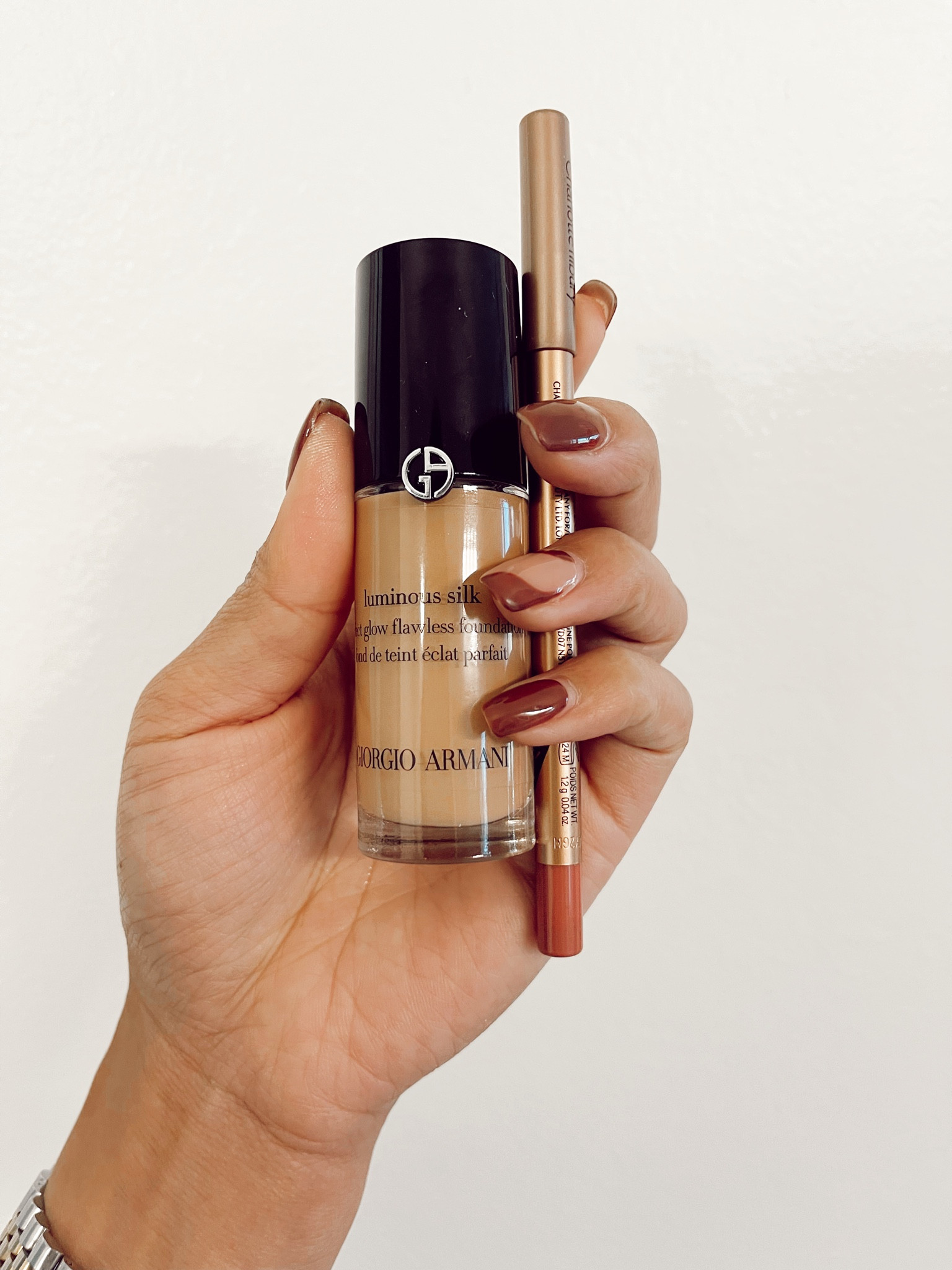 Sephora beauty favorite! Luminous silk foundation in shade 7.75 and lipliner in shade pillow talk 

#LTKunder100 #LTKbeauty