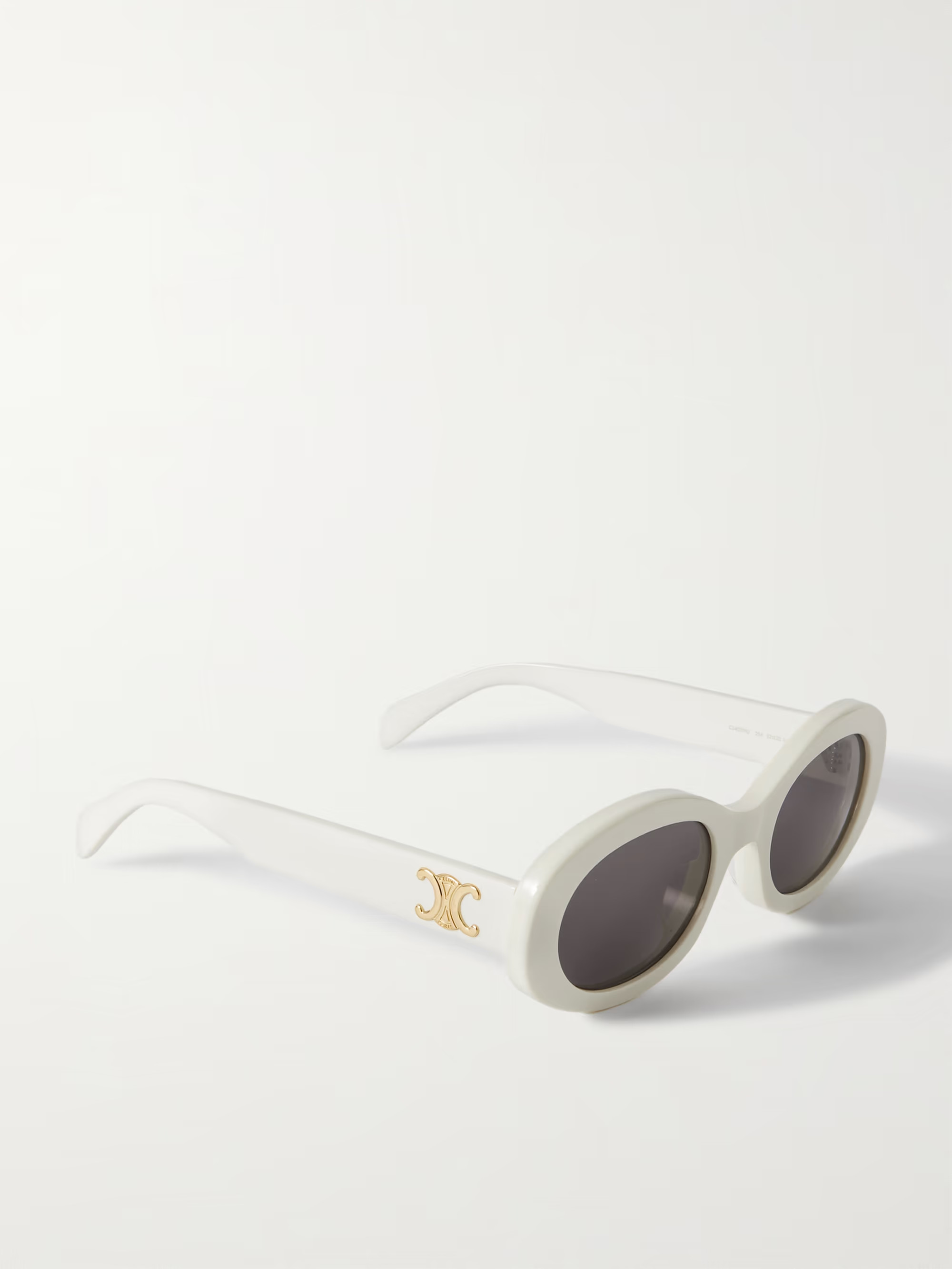 Triomphe oval-frame acetate sunglasses | NET-A-PORTER APAC