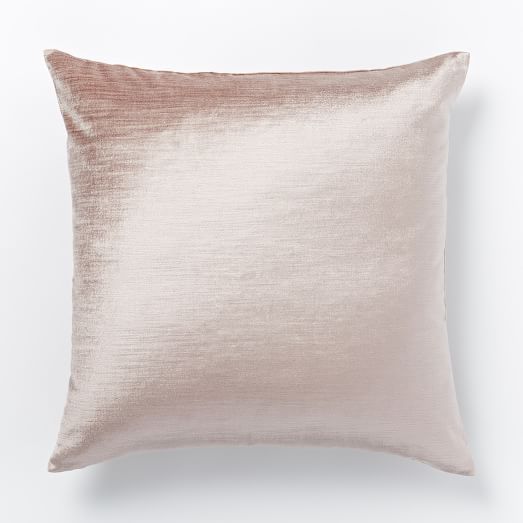 Cotton Luster Velvet Pillow Cover | West Elm (US)
