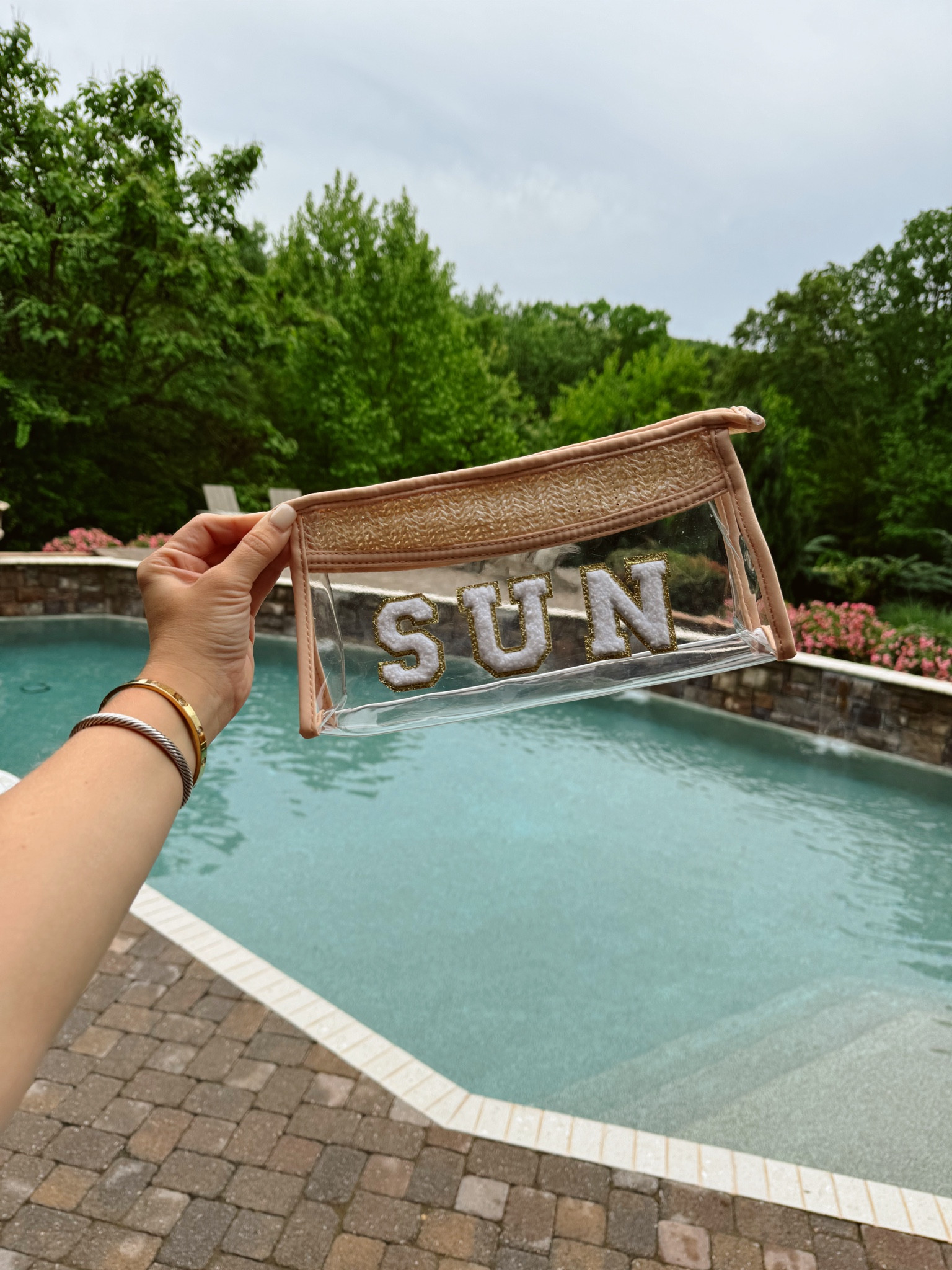 raffia clear cosmetic bag / pool day bag / travel cosmetic bag

#LTKItBag #LTKFindsUnder50 #LTKSeasonal