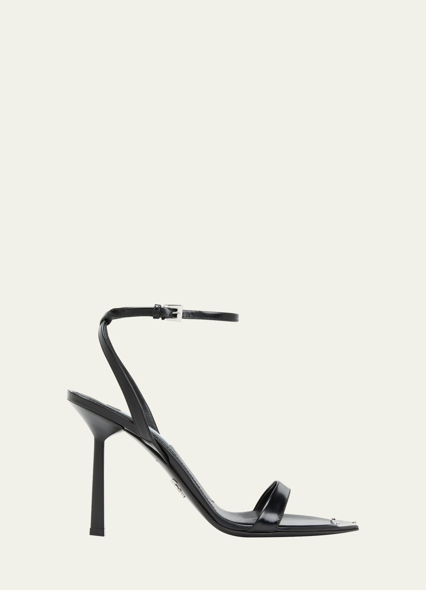 Prada Leather Ankle-Strap Sandals | Bergdorf Goodman