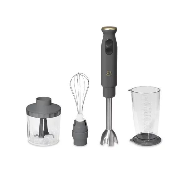 Beautiful Immersion Blender with 500ml Chopper and 700ml Measuring Cup, Oyster Grey by Drew Barry... | Walmart (US)