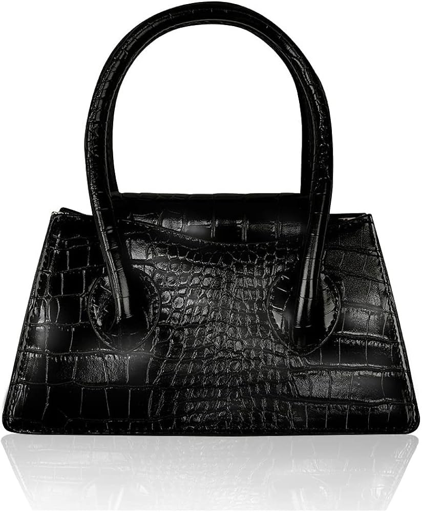Cute Small Crossbody Purses for Women Girls Trendy Tiny Purse Top Handle Bag Crocodile Satchels H... | Amazon (US)