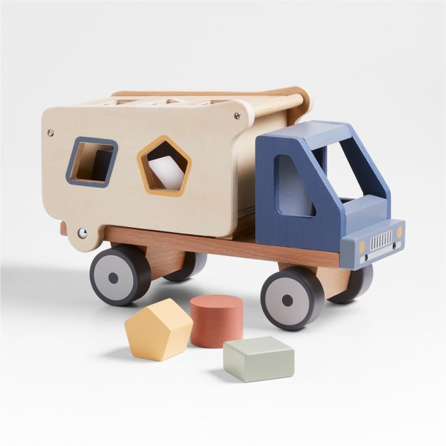Wood Kids Shape Sorting Truck | Crate & Barrel