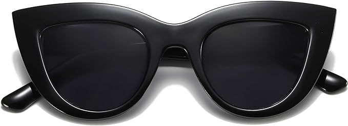 SOJOS Retro Vintage Cateye Sunglasses for Women UV400 Mirrored Lens SJ2939 | Amazon (US)