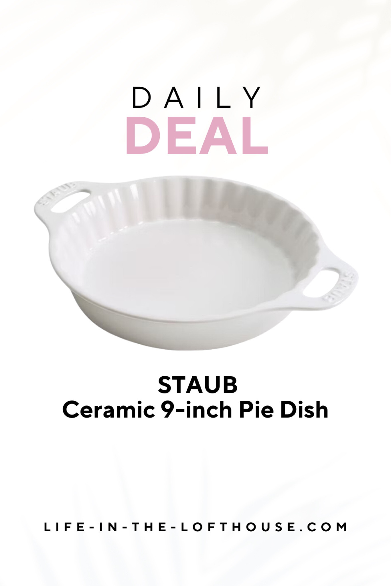 Pie season is almost here! Grab this STAUB ceramic 9-inch pie plate. On sale now! 🥧


#LTKFindsUnder100 #LTKSaleAlert #LTKGiftGuide