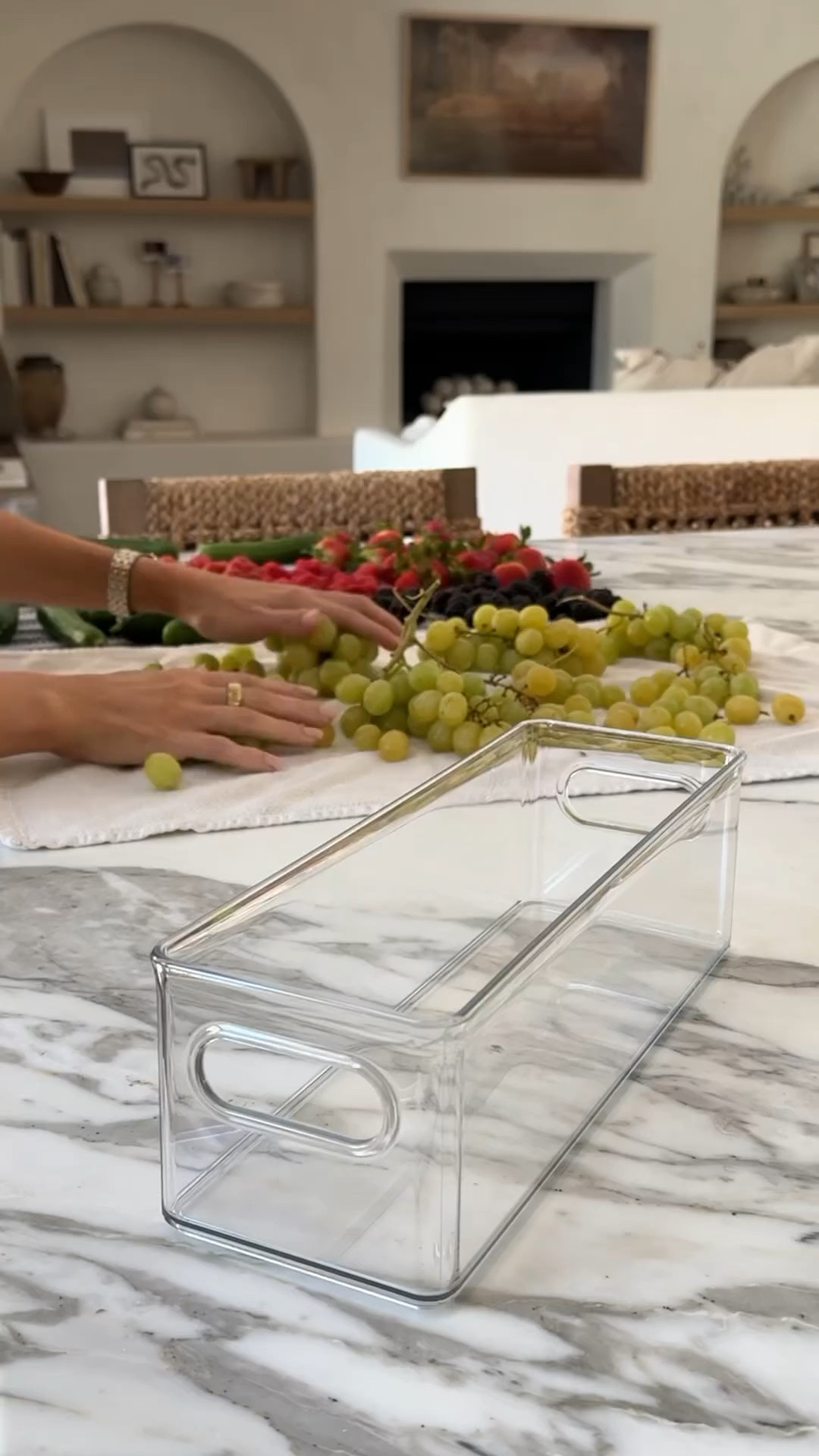 Fridge organization 

#LTKhome #LTKVideo