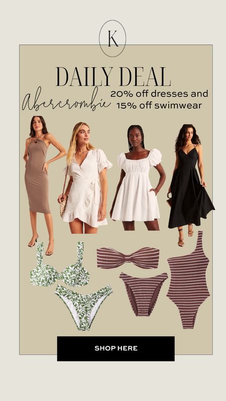 Last day for the Abercrombie sale! 20% off the cutest summer dresses and 15% off swimwear. Perfect time to shop for spring/summer season! 

#LTKsalealert #LTKswim #LTKFind