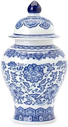 GaLouRo Blue and White Ginger Jars for Home Décor,Small Chinoiserie Porcelain, Good Ideal for Ro... | Amazon (US)