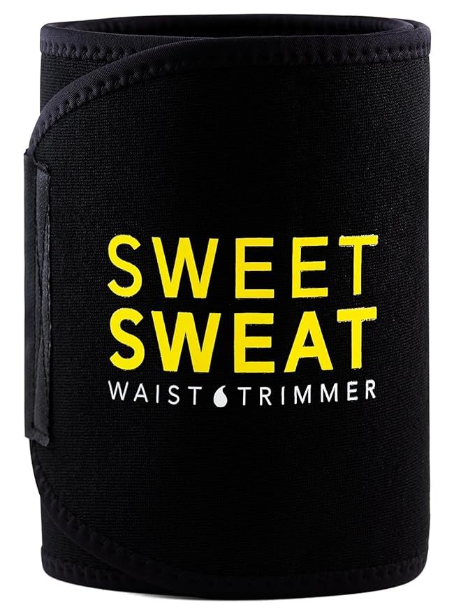 Sports Research Sweet Sweat Premium Waist Trimmer (Yellow Logo) for Men & Women. Includes Free Sa... | Amazon (US)
