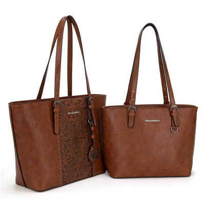 Generic Tote Bag for Women Vegan Leather Purse and Handbags Set Embossed Collection Purse | Target