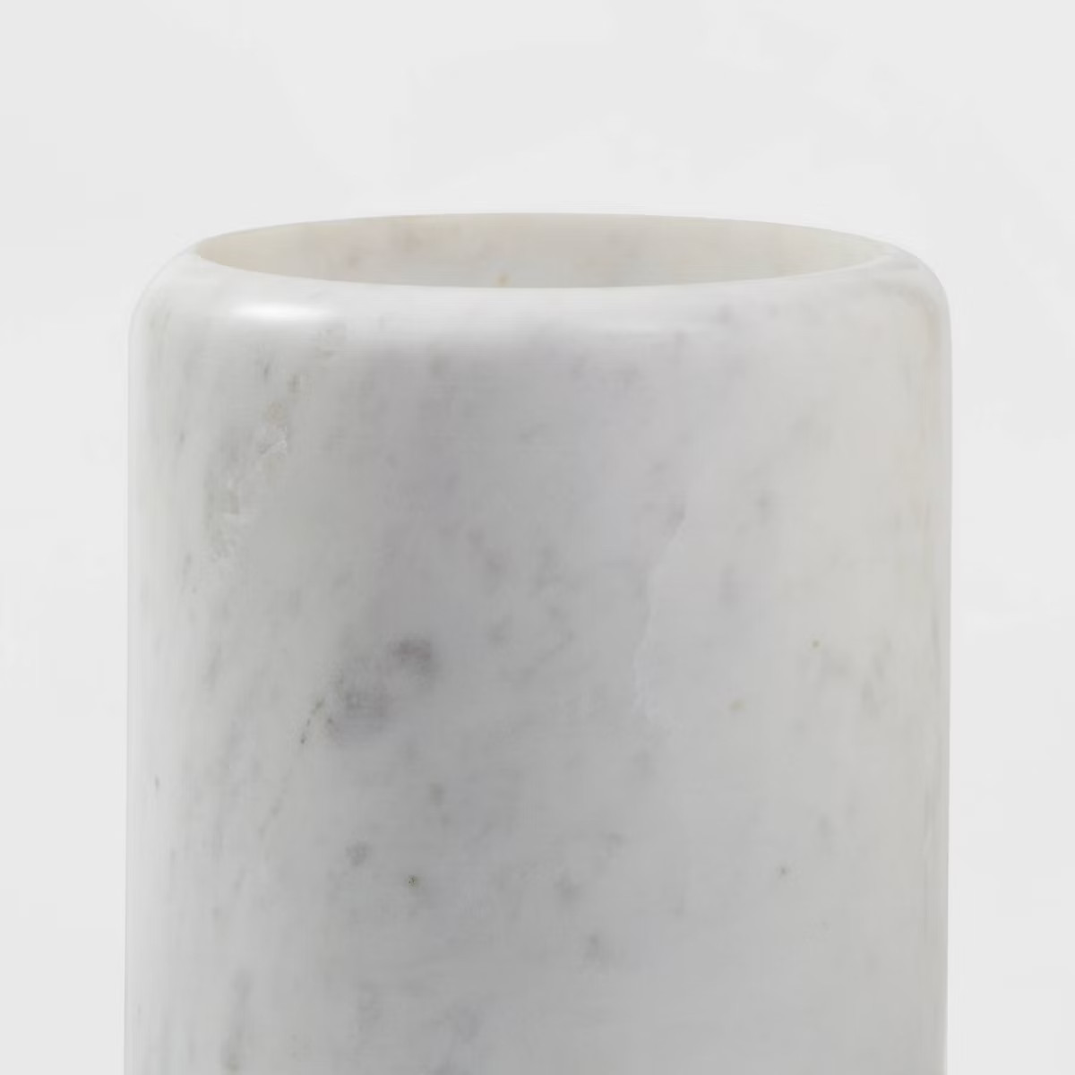 Marble Utensil Holder White - Threshold™: Off-White Kitchen Storage, Marble Kitchen Utensil Hol... | Target