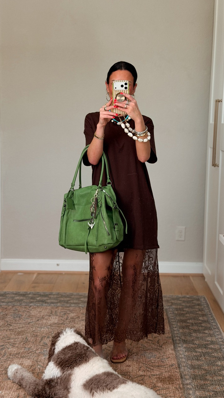 I’ll take one in every color! 
I originally ordered this in a medium and exchanged for a large. If you want a more oversized fit and to give you more length in the tee portion, I’d size up. 😘

#amazonfashion summer outfit. Lace dress. Amazon outfit. Affordable outfit.

#LTKootd #LTKgrwm #LTKOver40