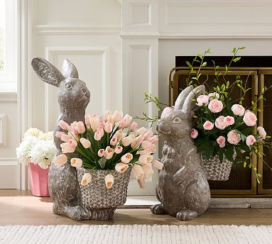 Bunny with Basket | Pottery Barn (US)