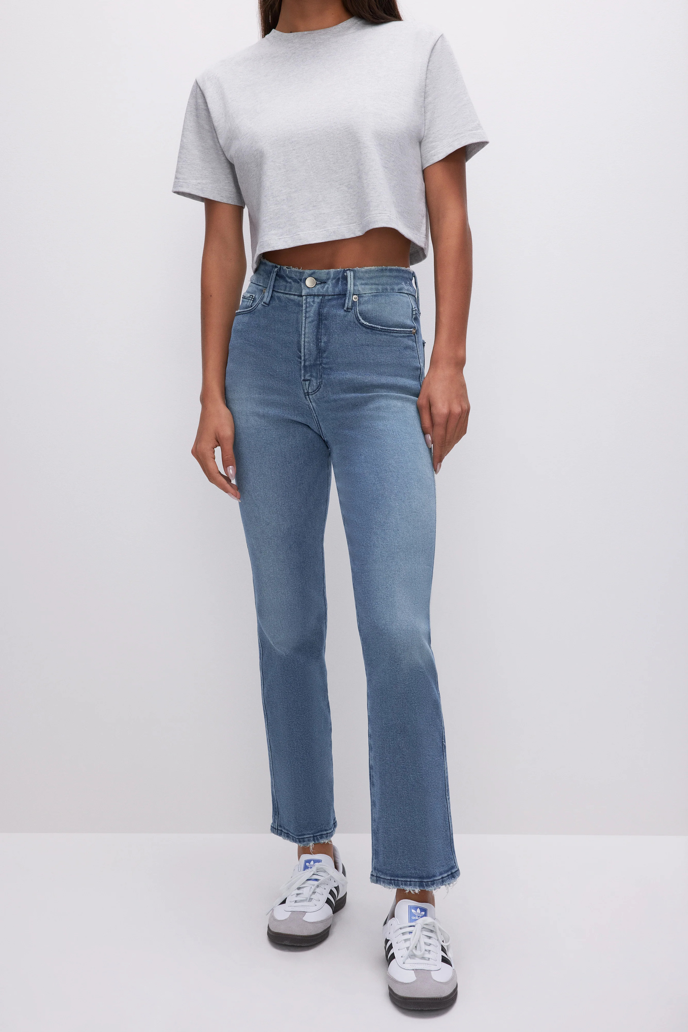 GOOD CURVE STRAIGHT JEANS | BLUE858 - GOOD AMERICAN | Good American