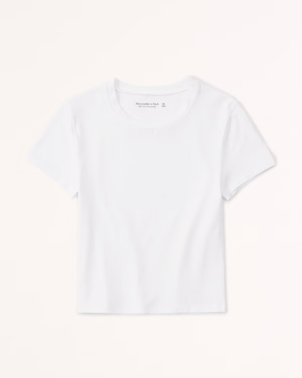 Cotton Seamless Essential Baby Tee | Abercrombie & Fitch (US)