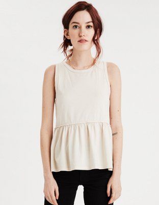 AE Babydoll Tank Top | American Eagle Outfitters (US & CA)