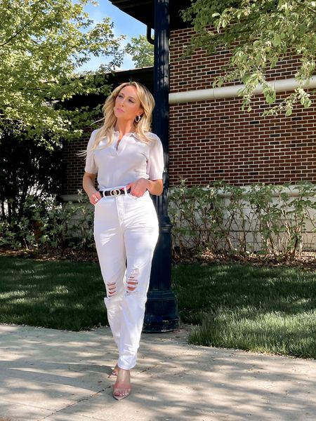 Spring Casual!🤍💜
White jeans are always a
great choice in spring and summer but love the pretty lilac color of this top!
Outfit Details...
Short Sleeve Sweater @amazon
White Jeans - old from @express
Nude Clear Strapped Sandals ( my favorite!) @amazonfashion

Follow for more outfit and style Inspo!

lilac, casual, casual chic, casual style, casual outfit, casual look, casual wear, spring fashion, spring style, spring outfit, amazonfashion, amazon finds, style, style inspiration, style fashion, ootd, ootd style, ootdinspiration, outfit, outfit inspiration, styleover40, styleover30, classic style, classicoutfit

#LTKunder50 #LTKFind #LTKstyletip