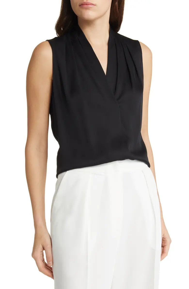 KOBI HALPERIN 'Mila' Sleeveless Stretch Silk Blouse | Nordstrom | Nordstrom
