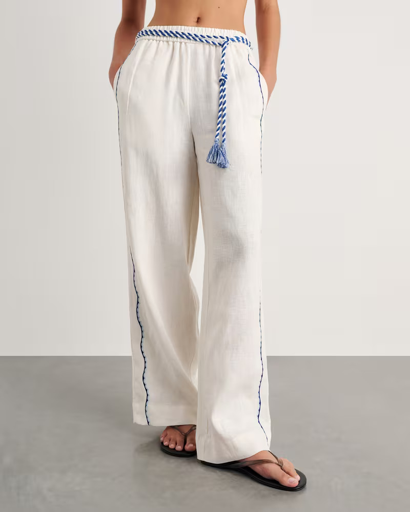Seahorse Linen Pull On Pant | JAG (Australia & New Zealand)