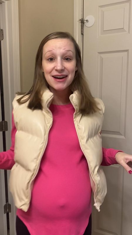 Shein haul!! Cropped puffer vest, striped sweater, checked mock neck sweater, heart earrings, gold bracelet! Shein fashion! Shein sweaters!! Pink sweaters! Valentine’s Day outfit ideas!!